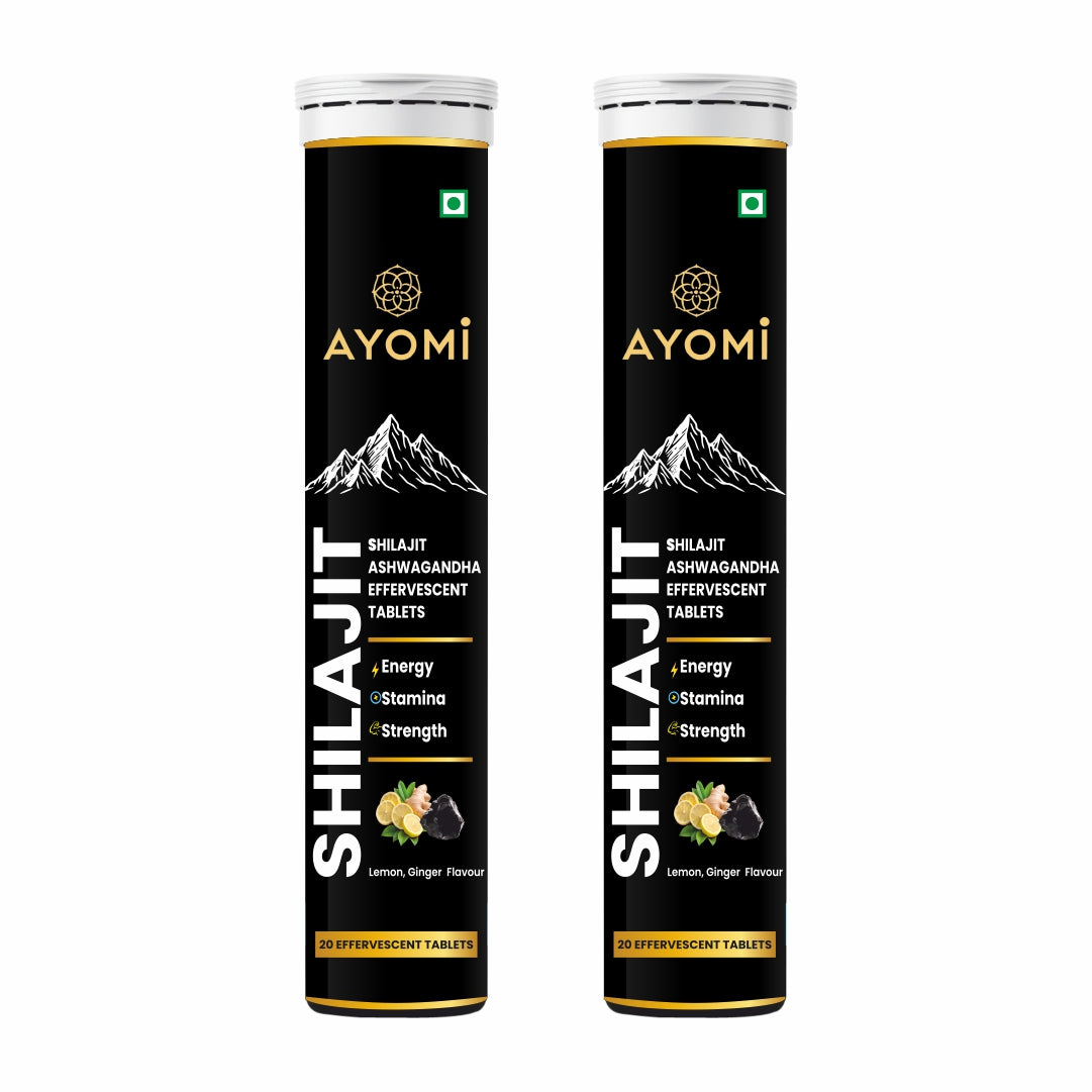 Shilajit Ashwagandha Effervescent Tablets