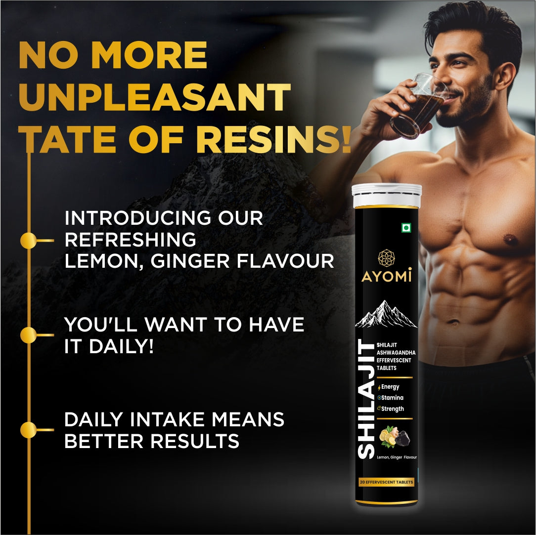 Shilajit Ashwagandha Effervescent Tablets